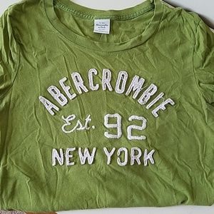Green Abercrombie and Fitch Tshirt